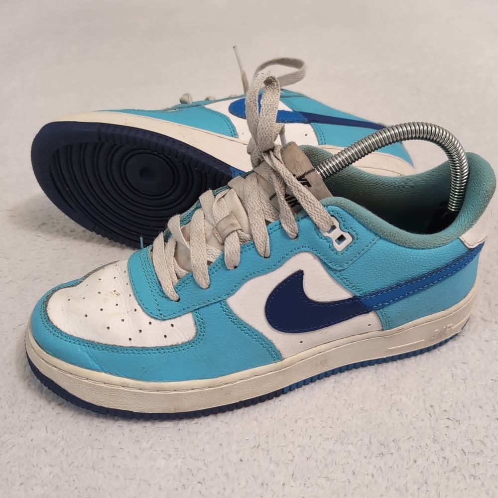 Nike Air Force 1 LV8 2 GS Split Light Photo Blue Shoes DZ2660-100 7Y
